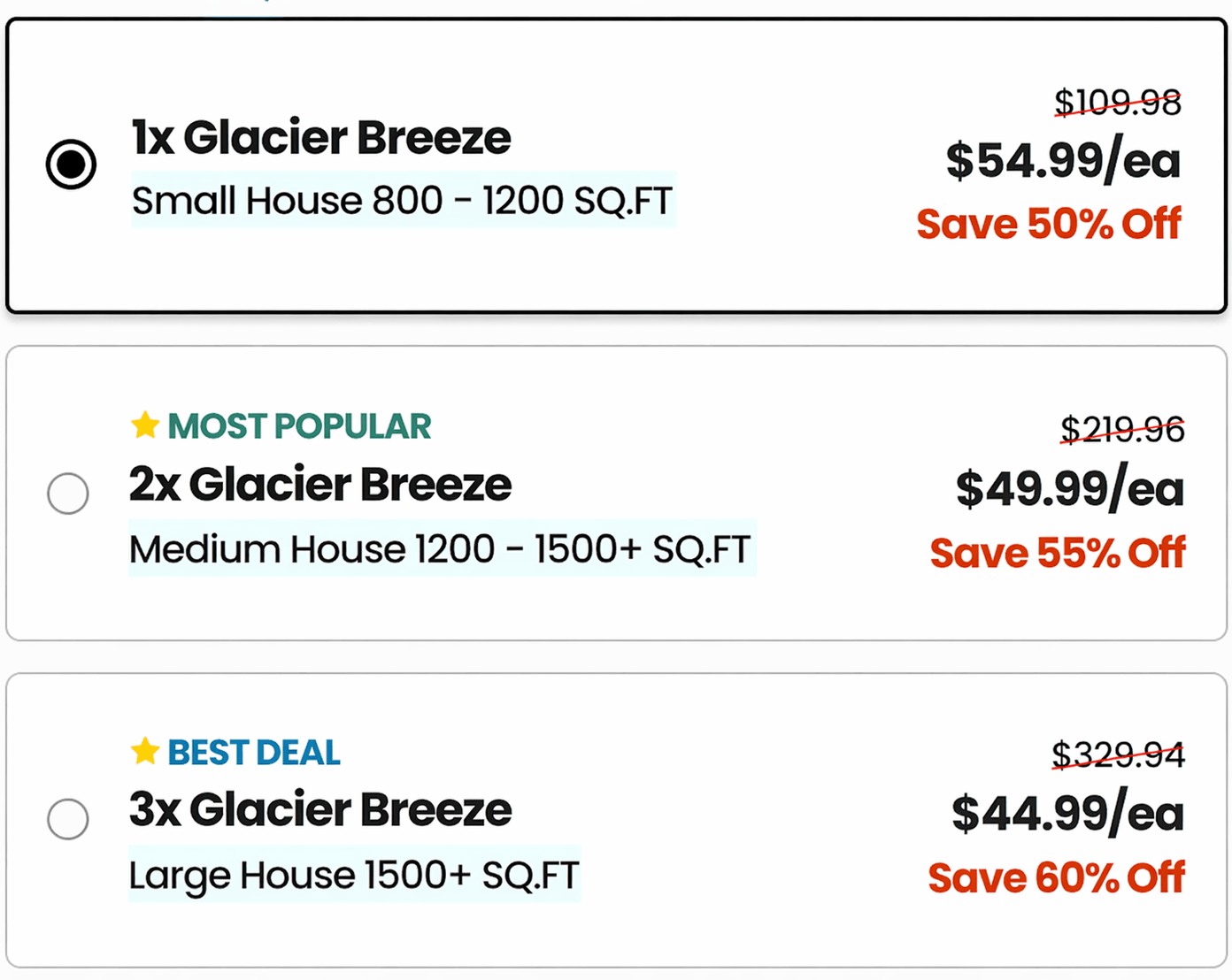 glacier breeze portable ac units